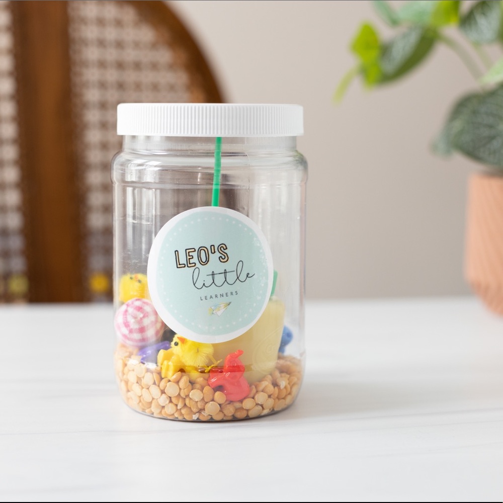 Eggs & Elephants Sensory Jar